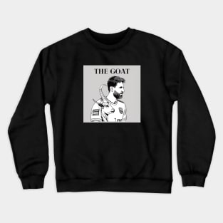 Lionel Messi The Goat Futbol Soccer Art Gift Crewneck Sweatshirt